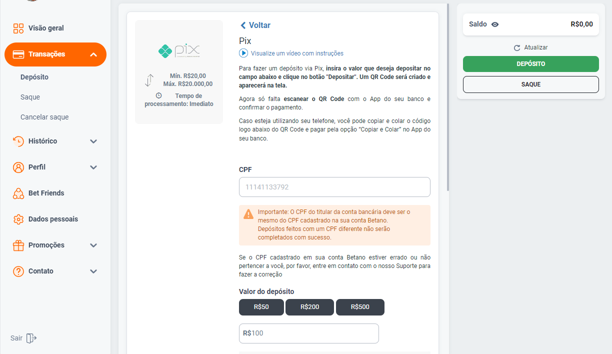 sporting betting login